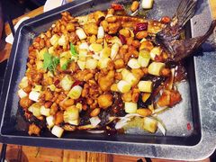 宫保鸡丁清江鱼-锦尚阁烤鱼•天津菜(宣武门胡同店)