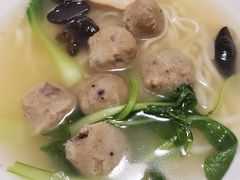 鸡汤贡丸面-富源春面馆(四川北路店)