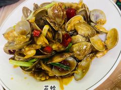 姜葱炒花蛤-阿杰臻选海鲜饭店(普陀山店)