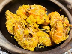 咸蛋黄焗罗氏虾-粤集·手工粤菜(皇庭广场店)
