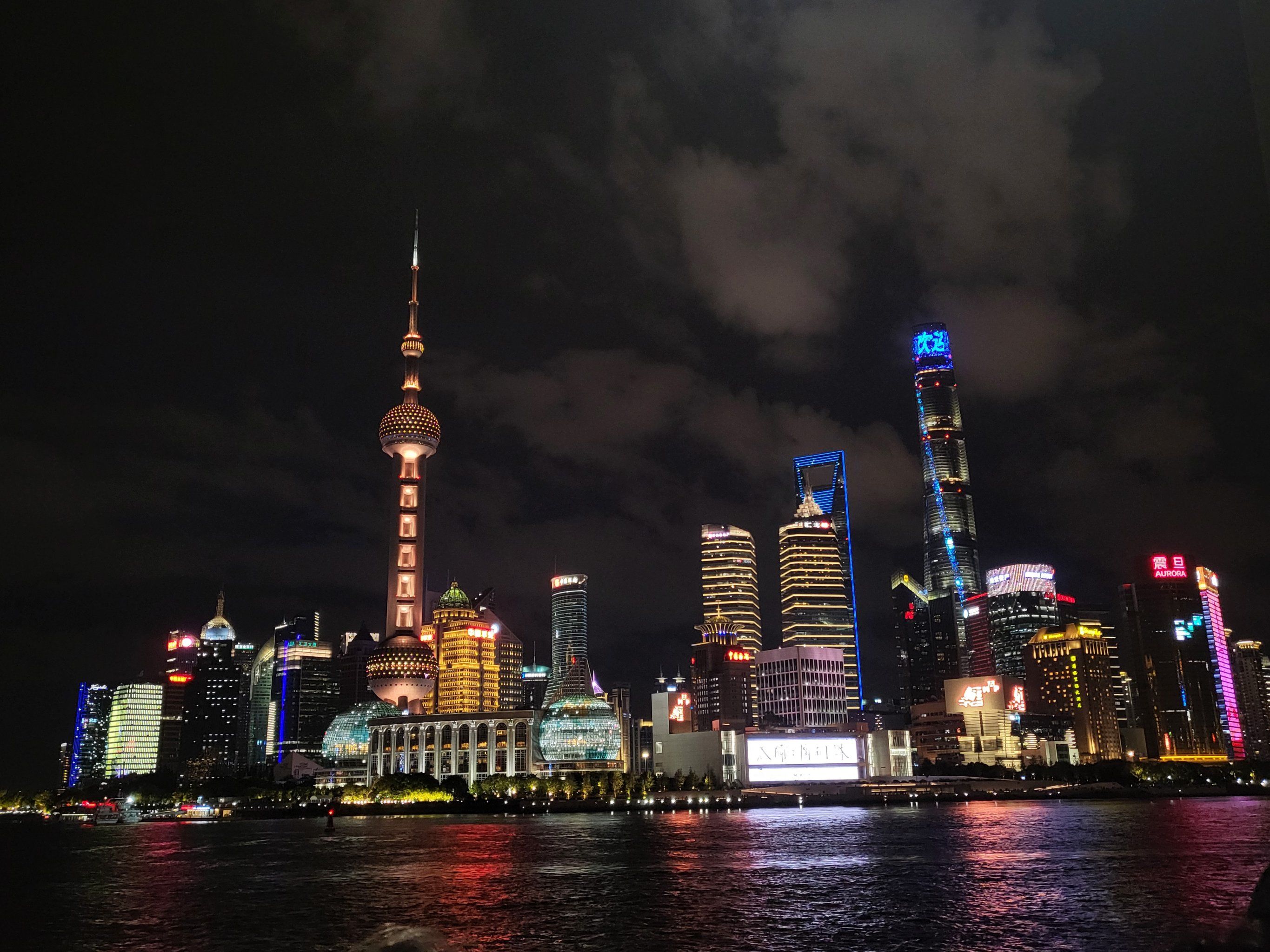 大上海的夜景