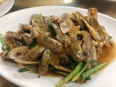 姜葱炒圣子-明记海鲜大排档(巽寮湾店)