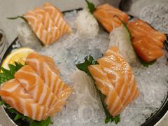 厚切深海三文鱼刺身-万岁寿司(万国店)