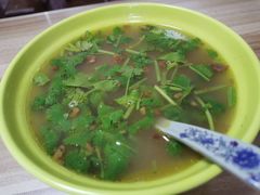 牛肉粉丝汤-胡记锅贴·沪上游子老鸭粉丝汤(太原路店)