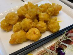 咸蛋黄焗虾球-莫干山郡安里度假酒店-桃尖中餐厅