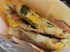 三蛋双脆煎饼-清真西花市煎饼