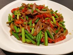 蒜薹炒河蚌-都市阳光海鲜城(青山湖店)