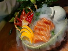 三文鱼刺身-鳗鱼家·深夜食堂(军博店)