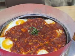 石板土鸡蛋豆腐-敏丁拌饭(中街总店)