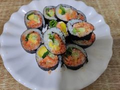 鸭蛋黄寿司-金达莱韩国料理朝鲜冷面