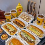 在杭州！！美式三明治🥪料好足。。。
