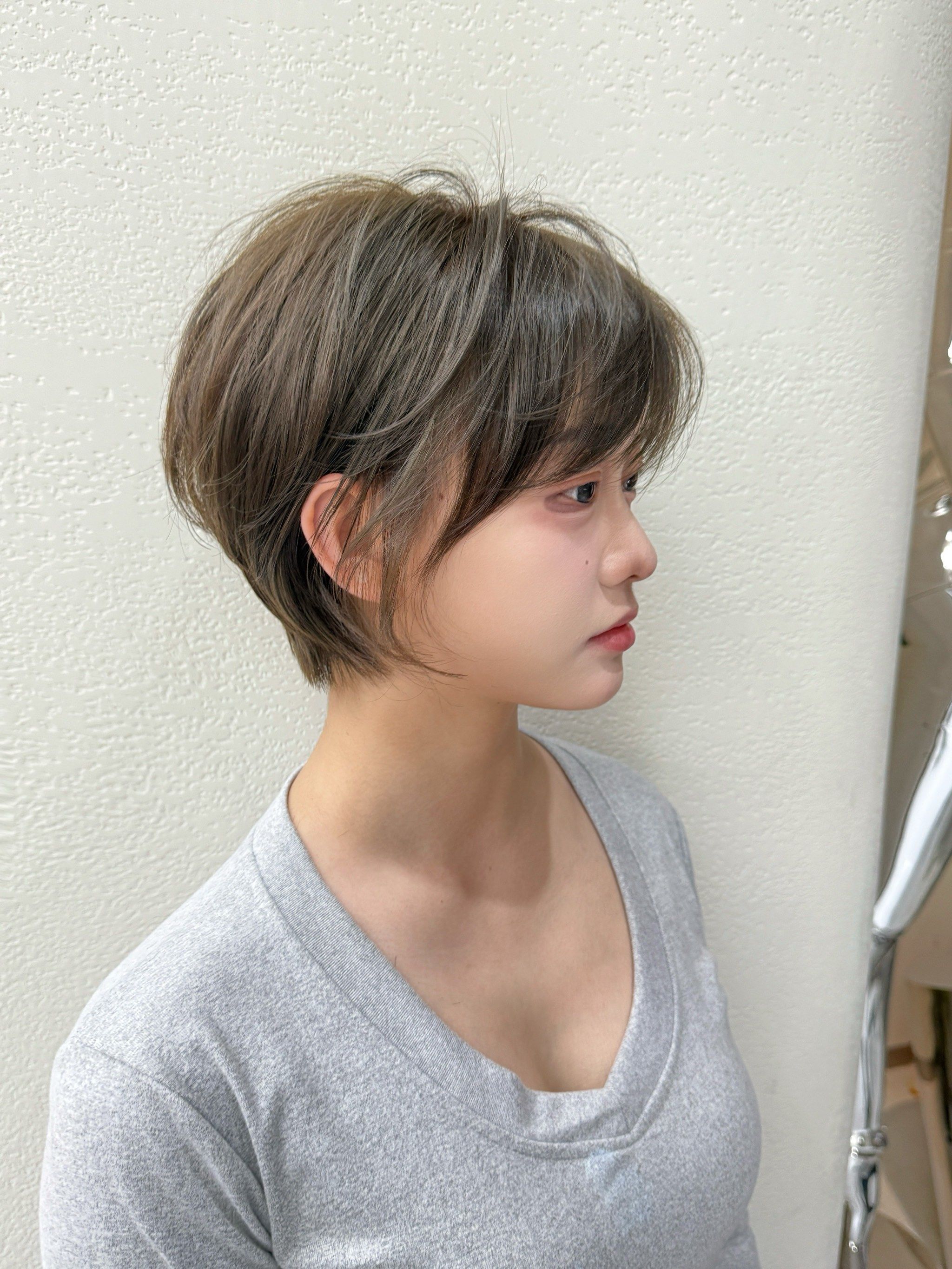 甜妹专属发色#女生短发发型 #上海女发型