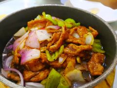 铁板黑椒锡盟牛柳-鸭王烤鸭店(三里河店)