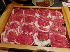 现切鲜羊上脑-老墙根涮肉·铜锅·烧烤(欢乐谷·王四营店)