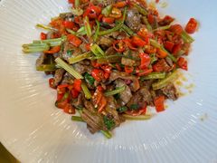 辣炒鲜牛肉-石家饭店·百年老字号(灵岩山穹灵路店)