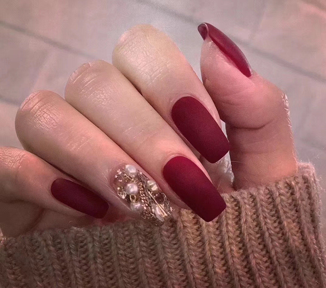 渐变红 指尖魅力