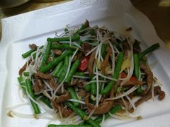 银芽豆角炒鸭丝-海宝酒家(中山四路店)