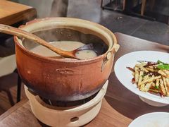 铫子煨龙骨粉莲藕汤-清水亭湖北菜(大屯DT51店)