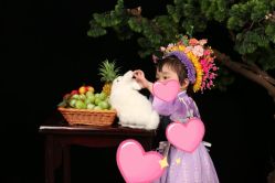 -后宫·古装汉服京剧儿童亲子全家福摄影