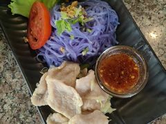 -蝶豆花蓝面条