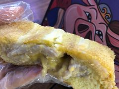 咸蛋黄芋泥软欧-LELECHA乐乐茶(上海五角场万达广场店)