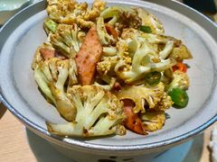干锅有机菜花-吕氏疙瘩汤·海鲜新鲁菜(凯德mall新都心店)