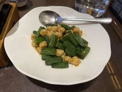 秋葵炒贝丁-福来齐·鲁菜海鲜·渔家菜(朝阳街分店)