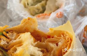 Sausage and Tofu Skin Roll with Fried Dough Stick