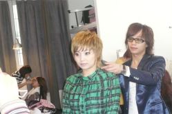 模特现场-名丝造型