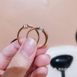 饱含真挚爱情的对戒～～