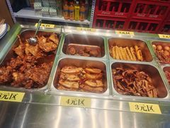 自助取餐区-傻根大肉面(三美店)