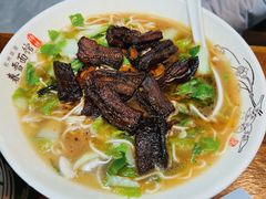 青菜爆鳝面-春雪面馆(转塘店)