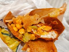 -小红车炸蛋葱油饼