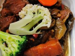 红烧肉茄子扁豆饭-好嫂子酱猪手•农家菜(华远坊店)