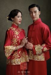 点击看大图 -藤薰定制中式嫁衣礼服旗袍店