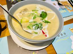 中部绿咖喱鸡肉-帕蓝·暹罗料理(曲阳店)