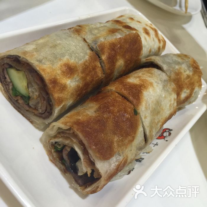 大饼卷牛肉