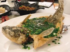 特色葱油飞鱼-岭南海晏楼(滨江东总店)