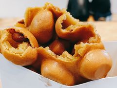 桂花麻薯鸡蛋仔加红豆-桂桂茶(大宁国际广场店)