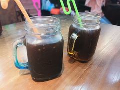 冰镇桂花柠檬酸梅汤-鸭小妹鸭血粉丝(老门东店)