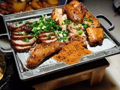 绿茶烤鸡烤肉合拼-绿茶餐厅(光谷世界城步行街店)