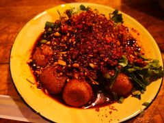 虎皮鹌鹑蛋-拈签一笑黄牛肉辣卤串串