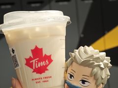 鲜萃茉莉花茶拿铁-Tims天好咖啡·贝果(东方广场店)