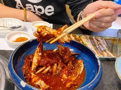 -草家酱蟹炭火烤肉店(珲春南路一店)