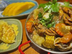 手抓海鲜黄咖喱味-仓库南洋海鲜小排档(柳河路店)