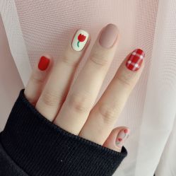 -手牵手美甲