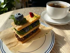 抹茶巧克力拿破仑-私人做法(苹果社区店)