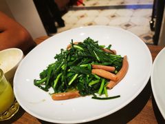 韭菜爆海肠-将相和·海鲜蒸饺大连菜