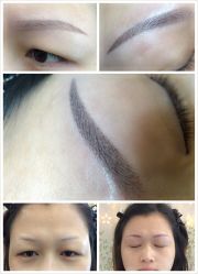 神针打出丝雾眉 不出血 不掉色逼真自然！-平萍纹绣韩式半永久定妆