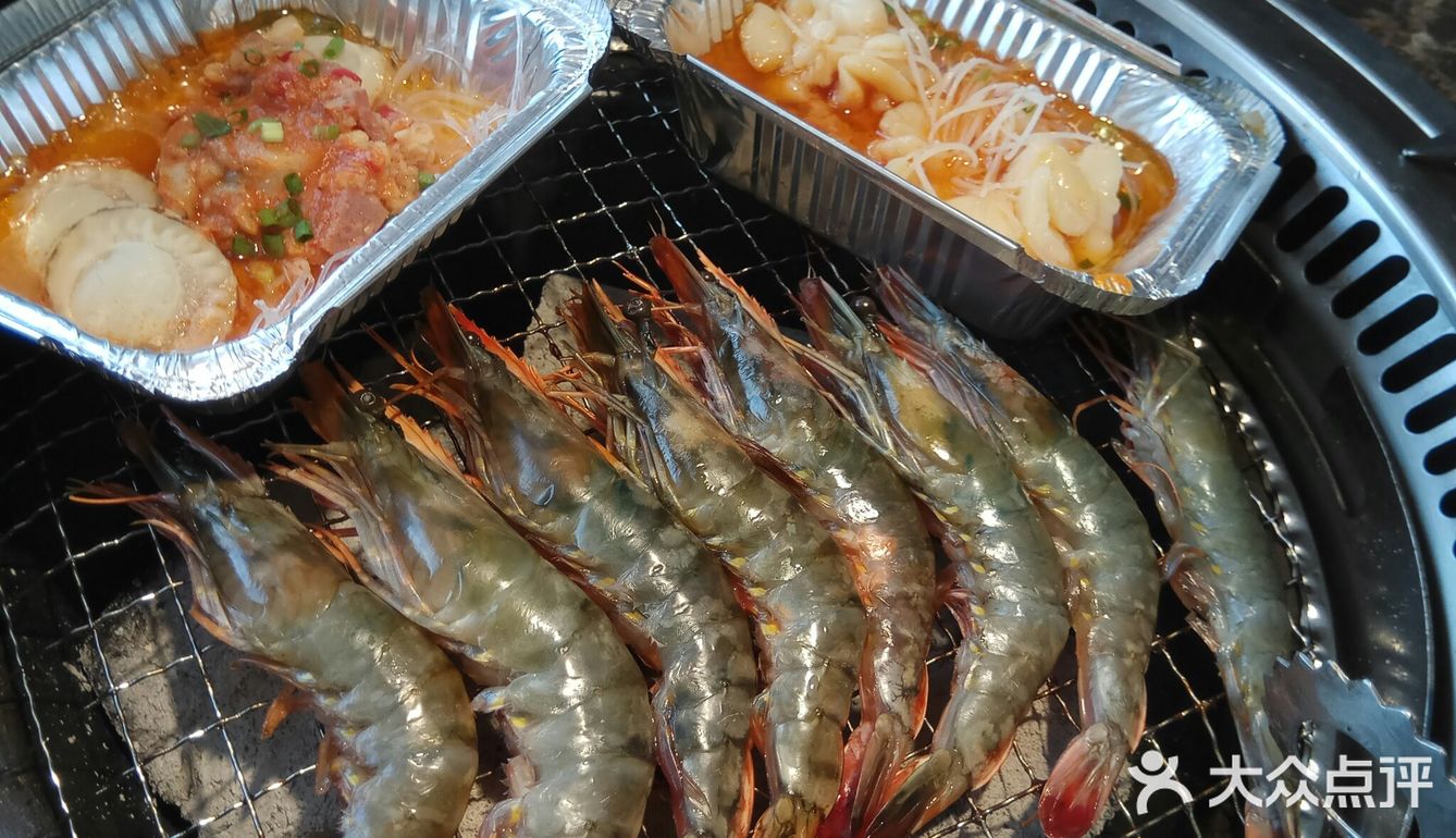 99块的自助烤肉也太香了，在魔都的市中心